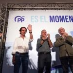 Acto del PP en Málaga con el ex presidente Aznar