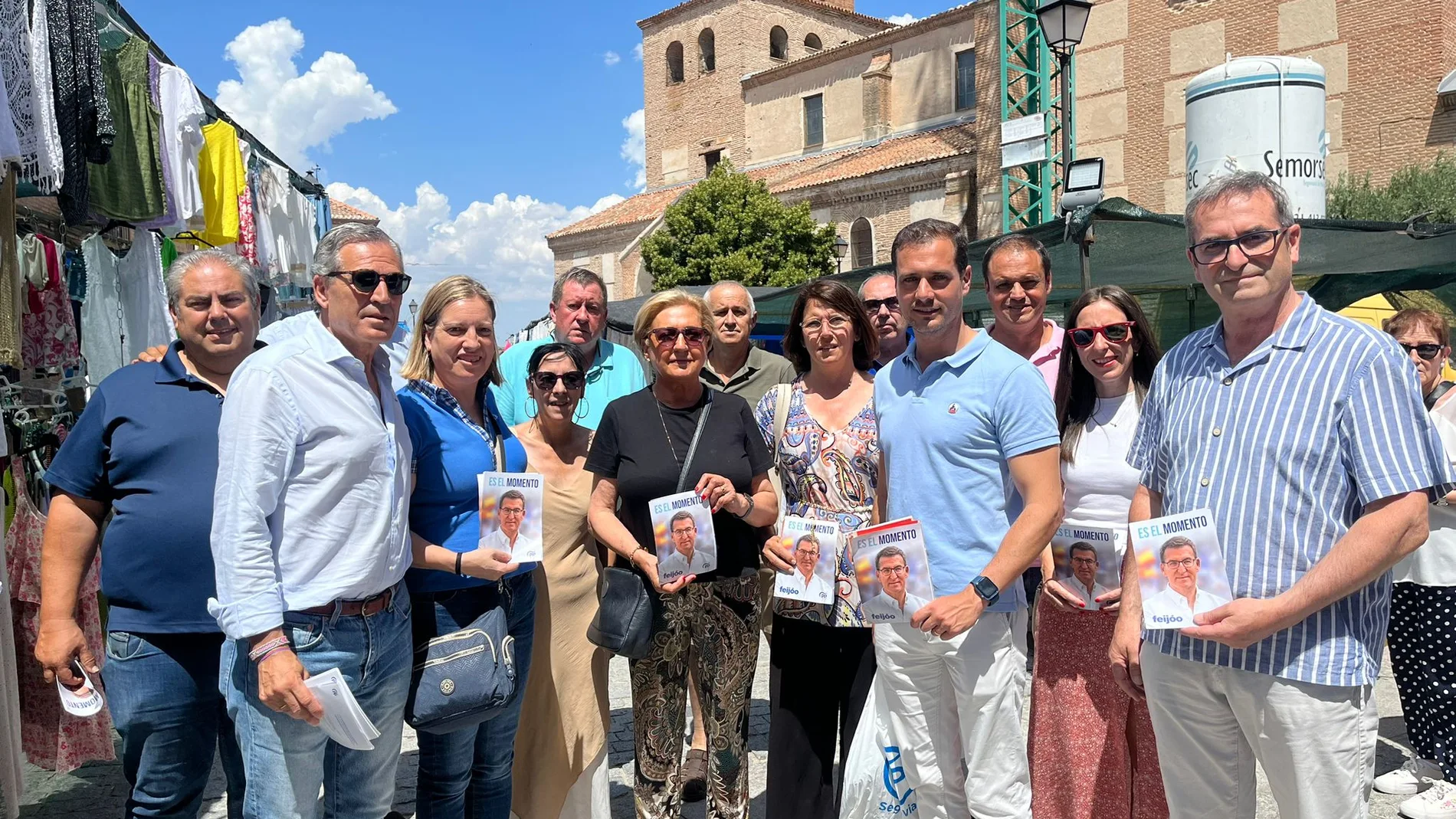Los candidatos del PP de Segovia visitan Carbonero