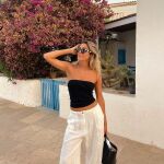 Anna Padilla nos ha creado la necesidad de tener un pantalón blanco de lino