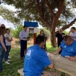 San Javier estrena la primera biblioteca en una zona verde
