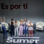 Yolanda Díaz participa en un acto de Sumar sobre feminismo