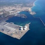 Vista área del Puerto de València