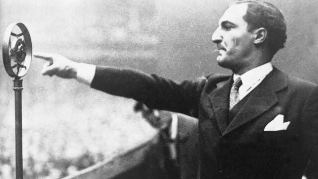 José Antonio Aguirre y Lecube (6 March 1904 – 22 March 1960) was a major political figure of Basque nationalism and the first President of the Basque Autonomous Community, from 1936 to 1960.
