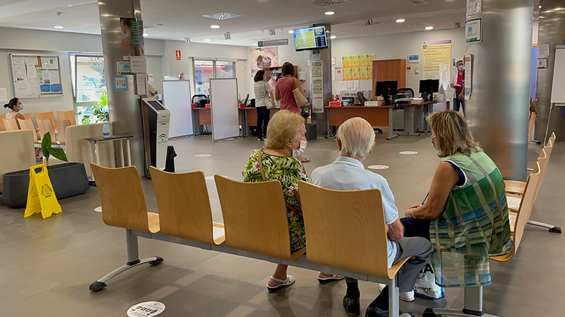 Sala de espera de un centro de salud