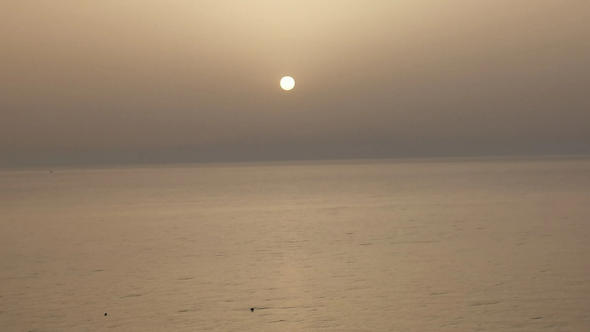 La calima genera el efecto de polvo en suspensión