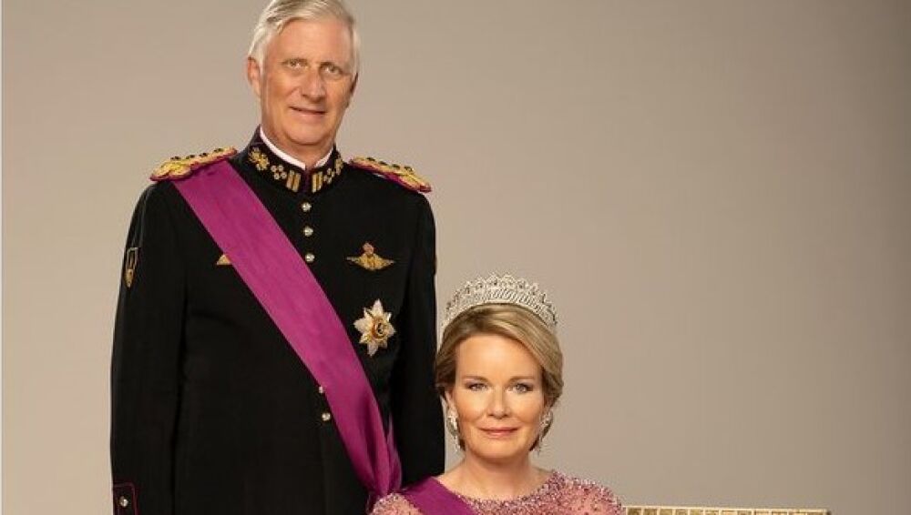 Felipe y Matilde de Bélgica en su último retrato oficial