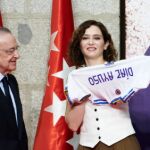 Isabel Díaz Ayuso, junto a Florentino Pérez