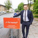 alcalde de Vilna, Valdas Benkunskas