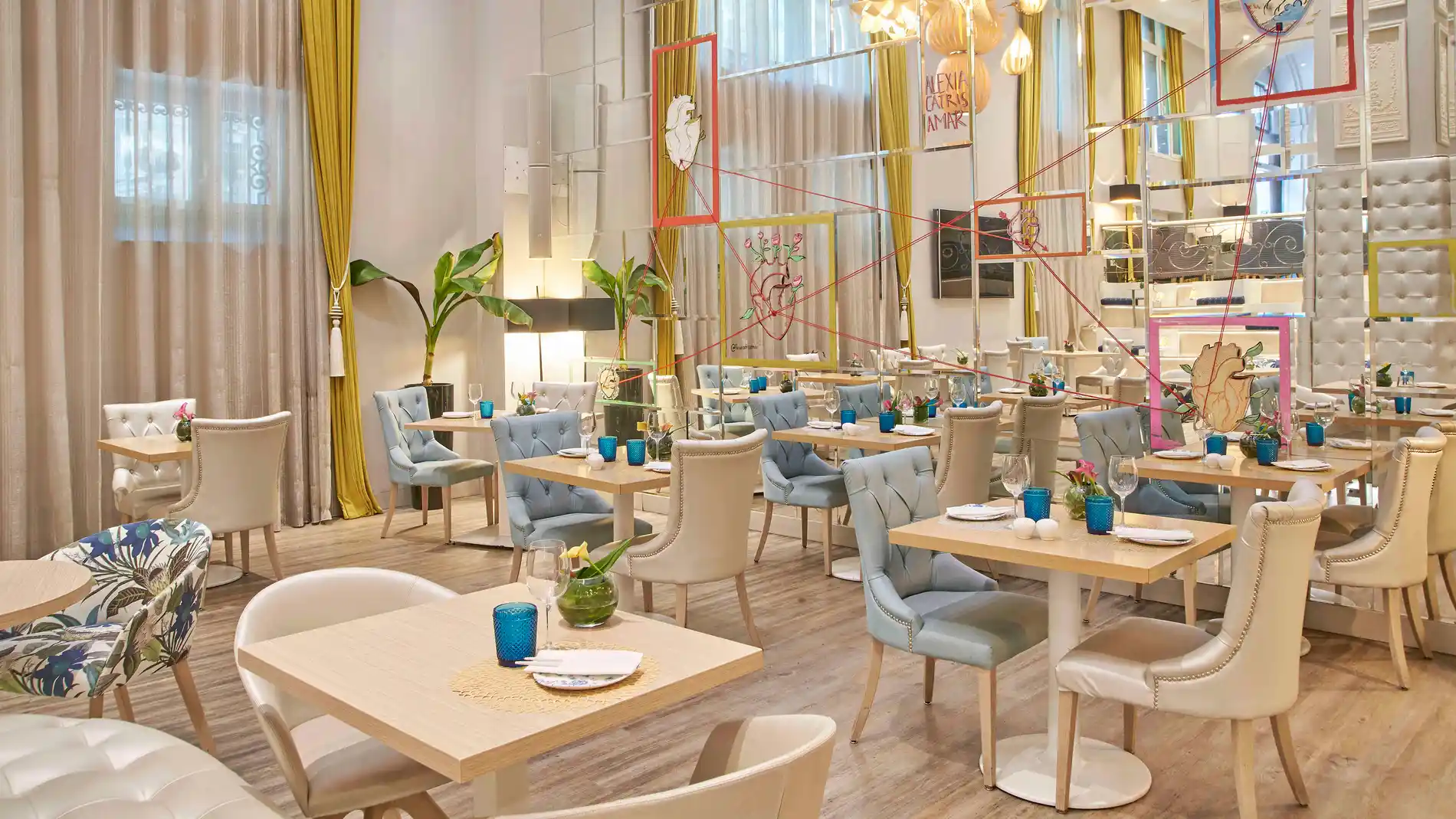 Espacio gastronómico del NH Collection Madrid Abascal