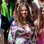 La Princesa Leonor con vestido cut out.