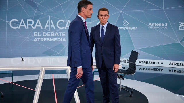 Pedro Sánchez y Alberto Núñez Feijóo Pedro Sánchez y Alberto Núñez Feijóo