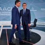 Pedro Sánchez y Alberto Núñez Feijóo
