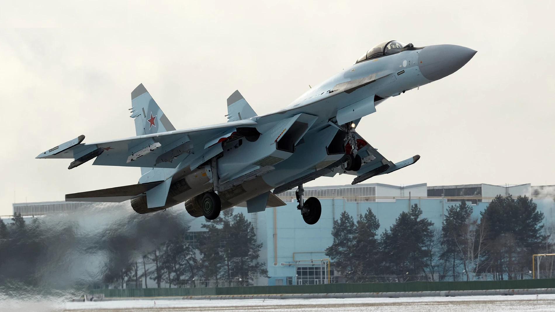 Un caza Su-35S ruso