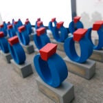 Los galardones que fueron entregados a los premiados de la XII edición de los Premios Turismo de LA RAZÓN