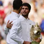 Alcaraz fue valiente ante un jugador bestial