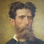 Tomás Bretón en un retrato al óleo realizado por Luis Taberner, 1879