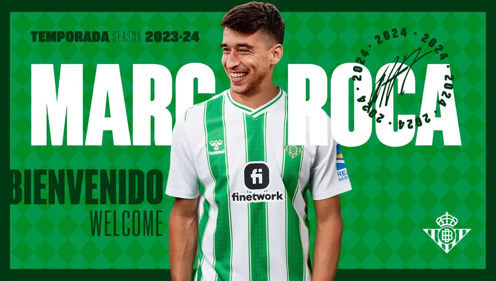 Fútbol.- Marc Roca se convierte en el segundo fichaje del Real Betis