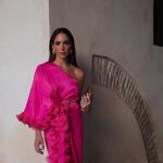 Rocío Osorno con vestido de Zara.