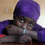 Niña en el Sahel