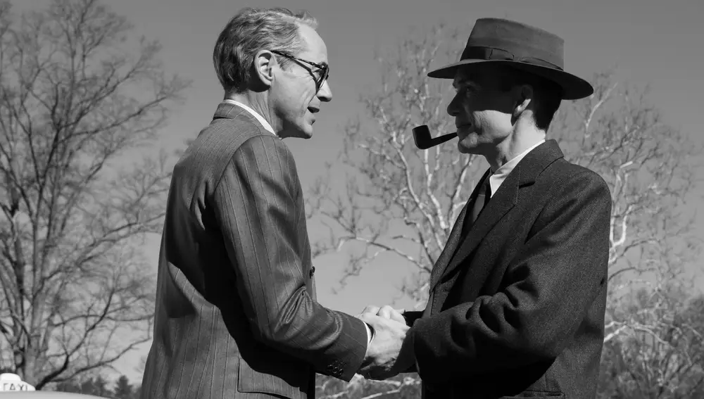 Robert Downey Jr. y Cillian Murphy en "Oppenheimer"
