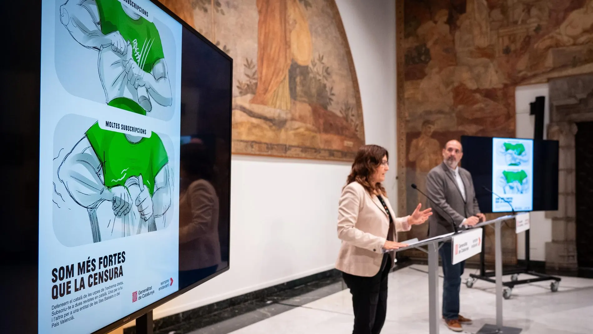 Rueda de prensa de la presentación de la iniciativa