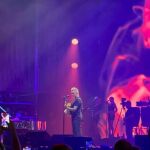 Alejandro Sanz en su concierto de anoche en Alicante.