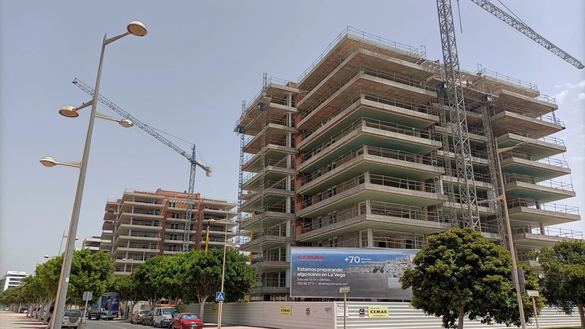 Construcción de viviendas en la Vega de Acá de Almería
