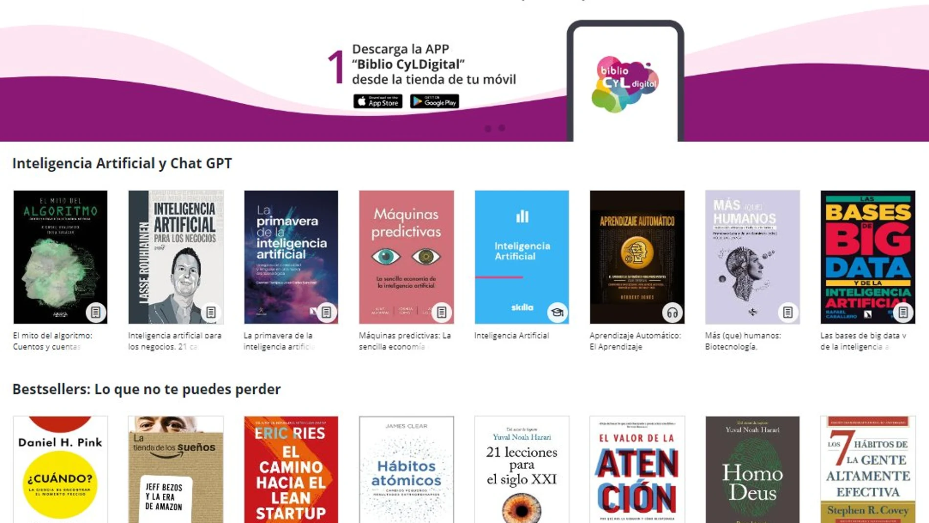 La Junta pone en marcha Biblio CyLDigital