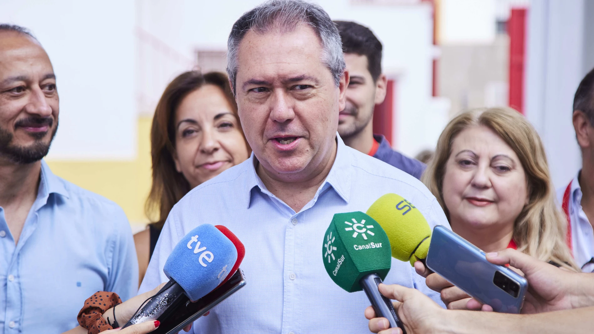 El secretario general del PSOE-A, Juan Espadas