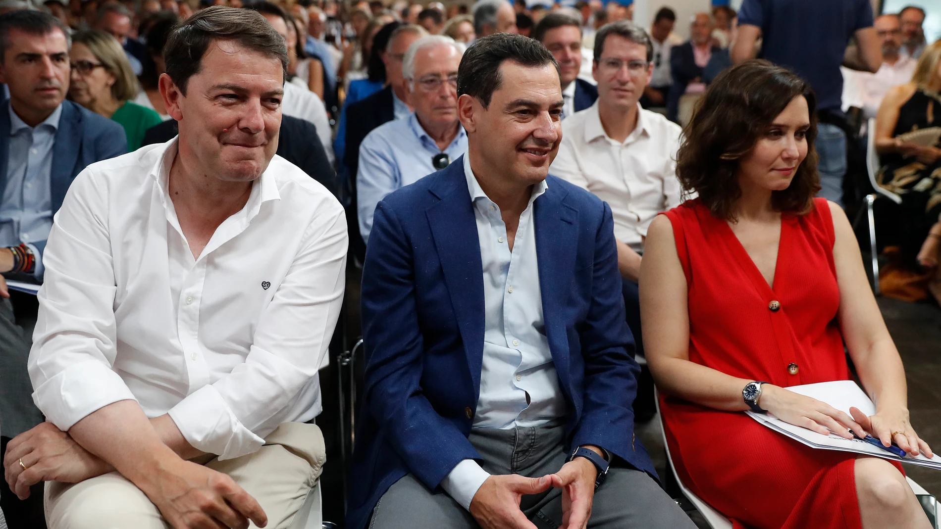 Mañueco, Moreno y Ayuso