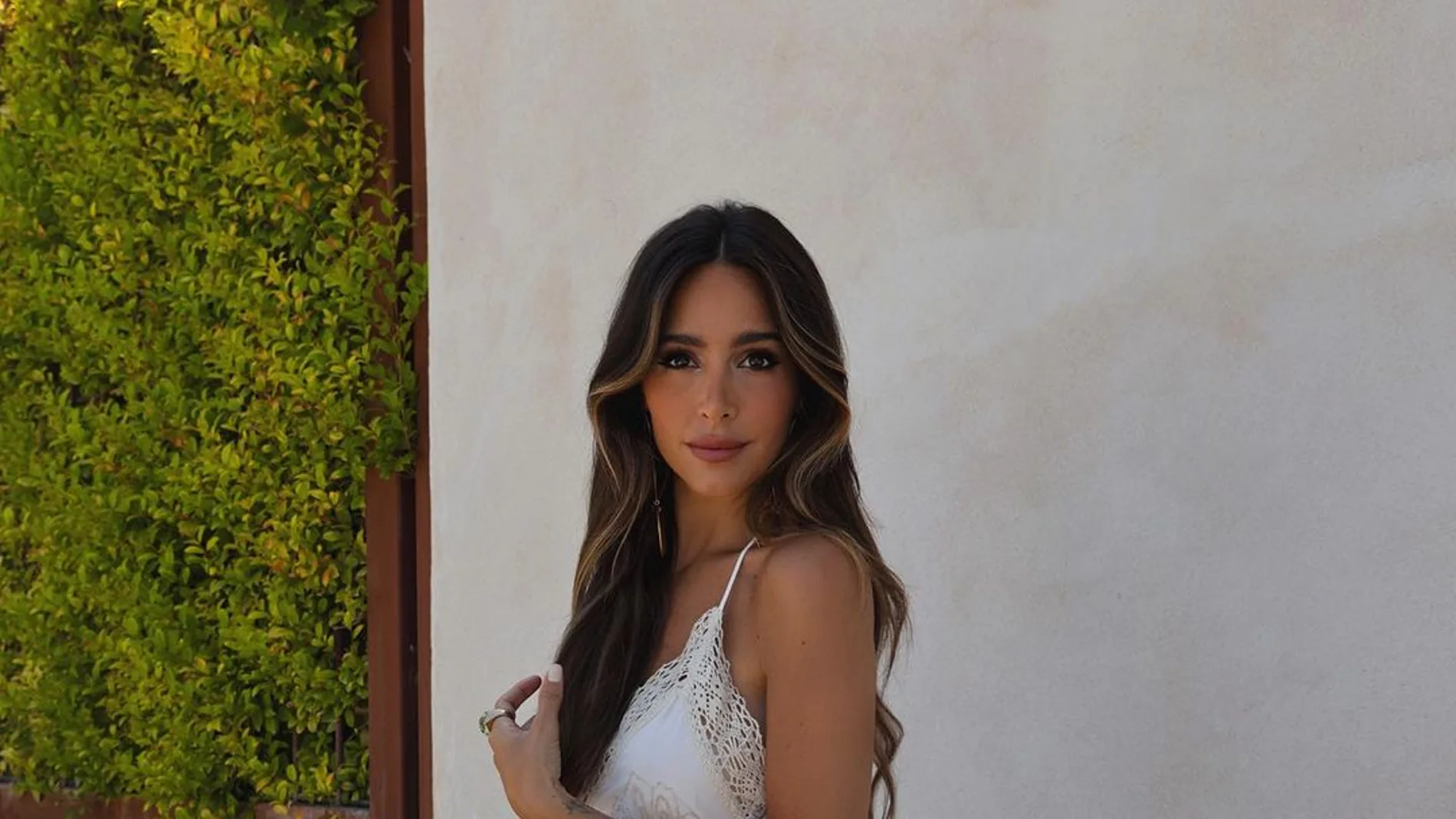 Rocío Osorno con vestido de Zara.