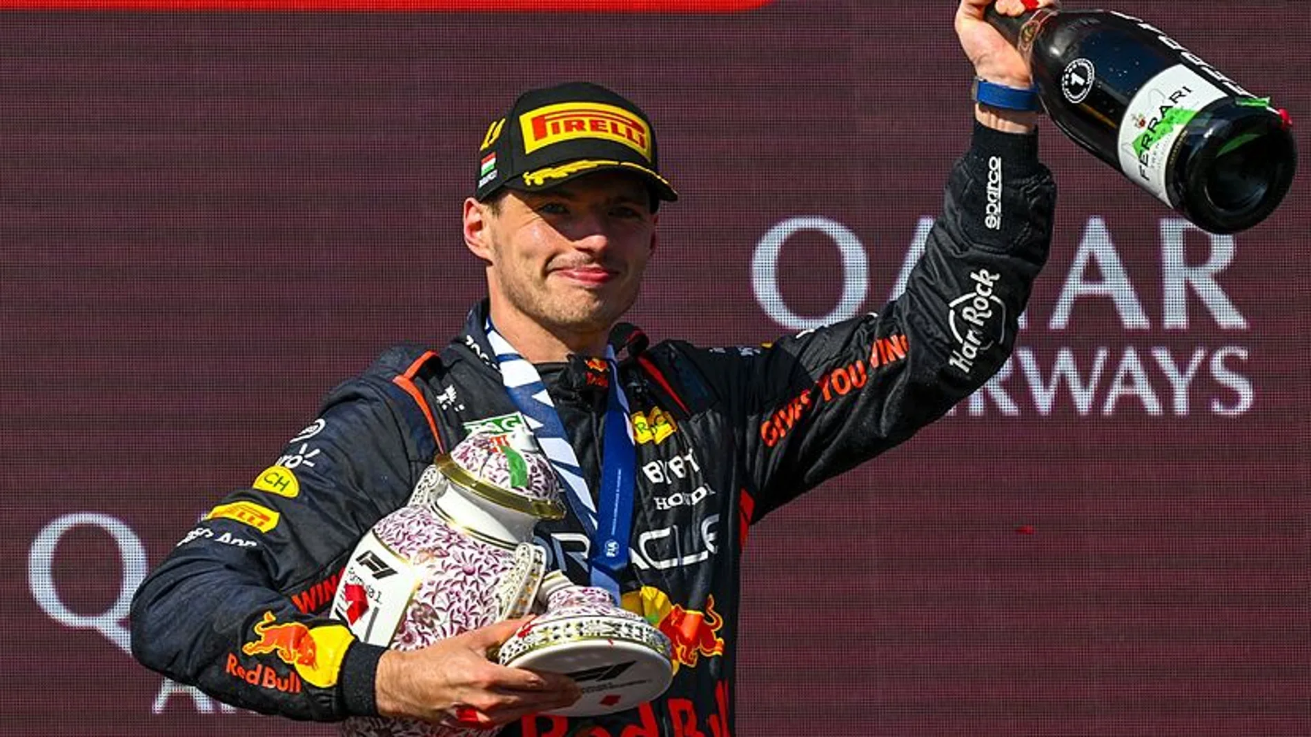 40.000 euros cuesta el trofeo de Max Verstappen que rompió Lando Norris en el Gran Premio de Hungría