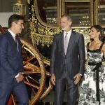 Inaguración por parte de los Reyes y Pedro Sanchez de la Galeria de las Colecciones Reales. © Jesús G. Feria.