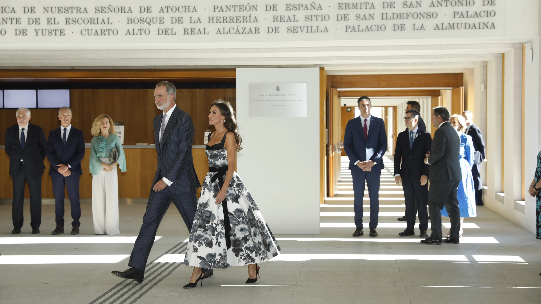Inaguración por parte de los Reyes y conn la presencia del Presidente Pedro Sanchez de la Galeria de las Colecciones Reales. © Jesús G. Feria.