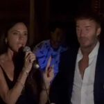 Victoria y David Beckham protagonizan un divertido momento cantando una canción de las Spice Girls