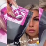 Usuaria de TikTok enseña la droga 'Barbie'