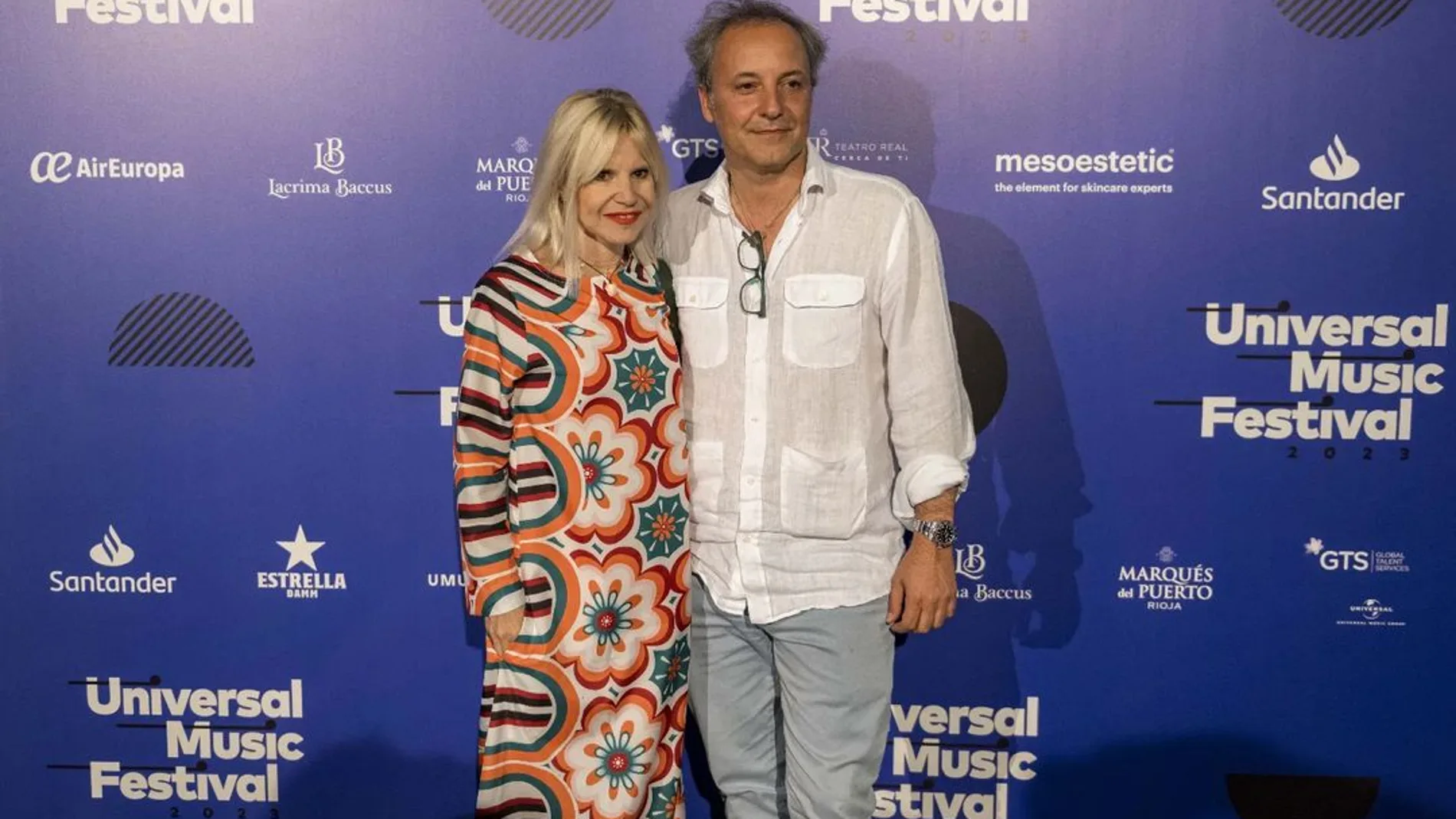Eugenia Martínez de Irujo de concierto con vestido.