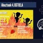 Imagen del cartel que anuncia el Día del inútil donde escenifican la quema de dos guardias civiles en una hoguera
