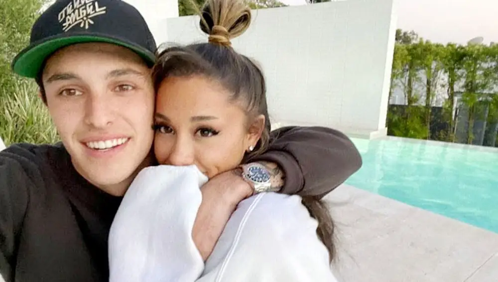 Dalton Gómez y Ariana Grande (Instagram)