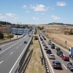 Retenciones en la A-62 en Arroyo (Valladolid) tras un accidente