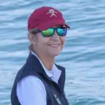 La Infanta Elena navegando.