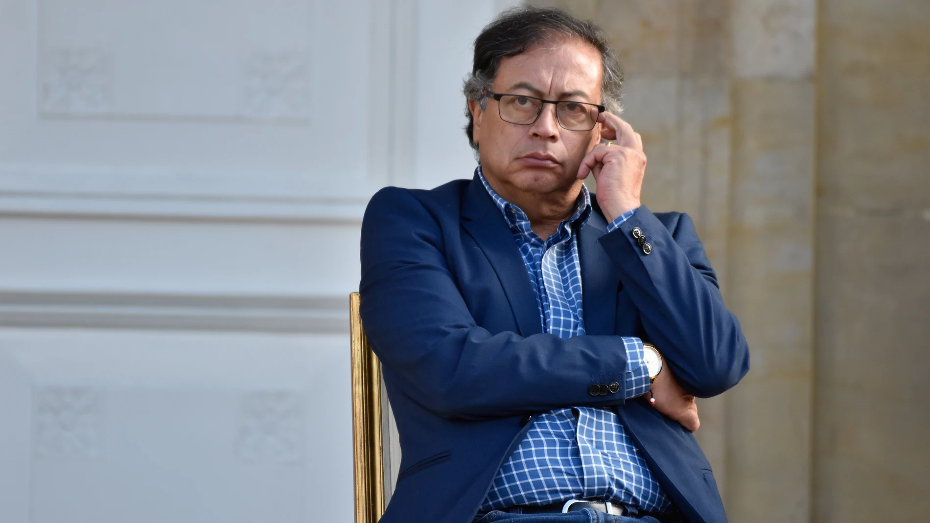 July 4, 2023, Bogota, Cundinamarca, Colombia: Colombian president Gustavo Petro during an event commemorating the national day of the freedom of religion beliefs, in Bogota, Colombia July 4, 2023. 04/07/2023
