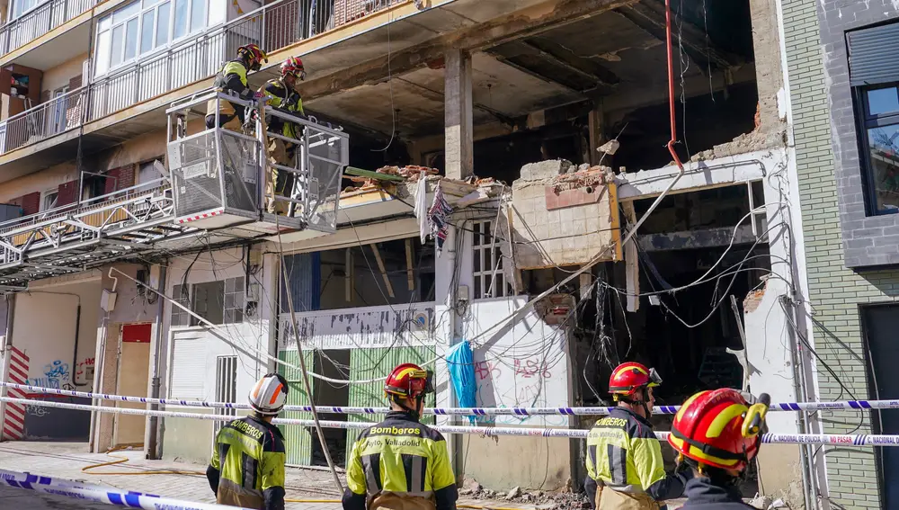 Los diez hospitalizados por la explosión mortal de Valladolid tienen entre 22 y 89 años