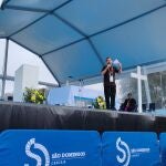 El cardenal José Cobo, durante su intervención en Cascais