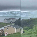 El impresionante video del iceberg colosal que llegó a Terranova, Canadá