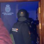 Un momento de la intervención policial