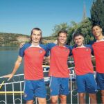 Soyuncu, Azpilicueta, Javi Galán y Mouriño en Los Ángeles de San Rafael