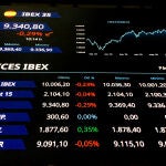La bolsa española cae un 0,14 % tras la apertura por la inercia de Wall Street