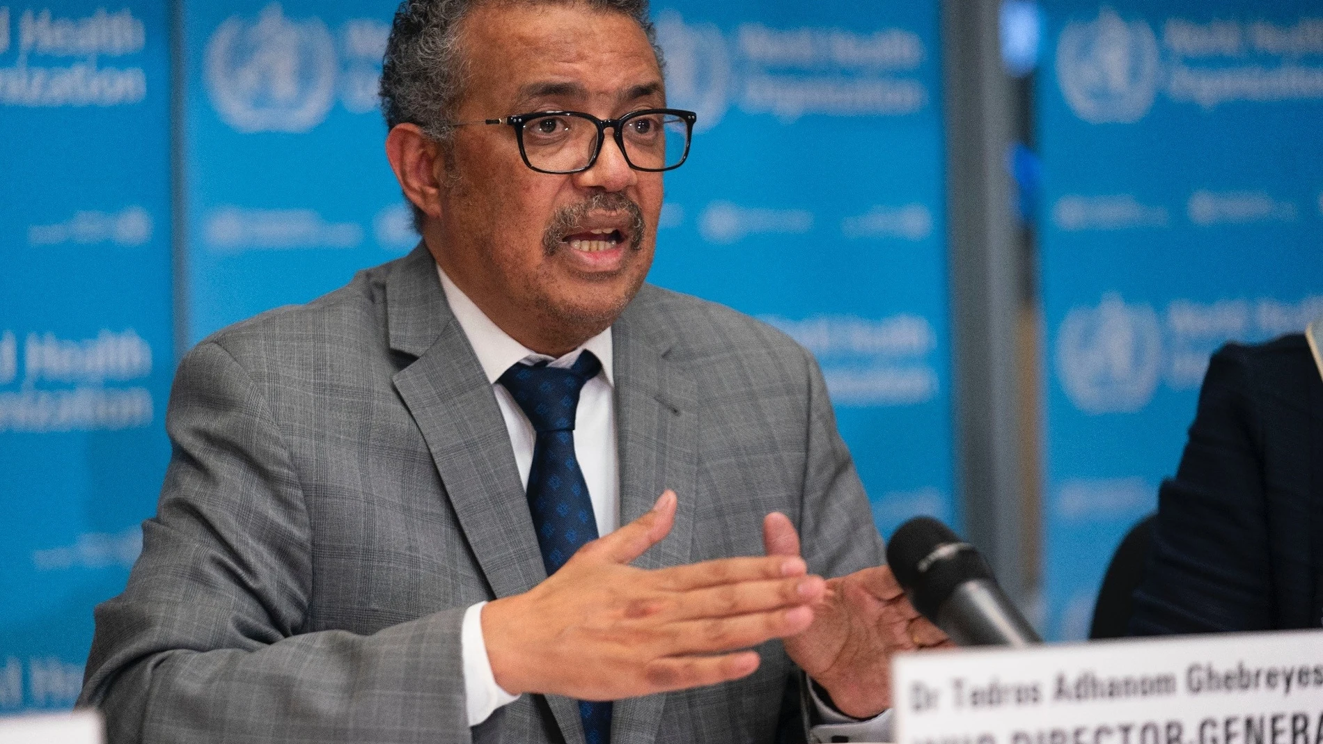 El director general de la Organización Mundial de la Salud (OMS), Tedros Adhanom Ghebreyesus