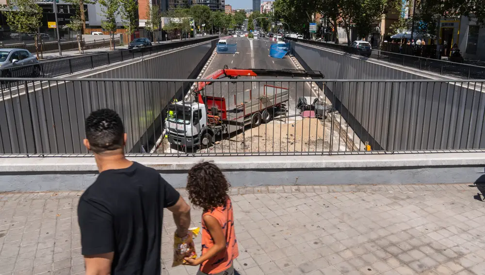 obras en el tunel de Francisco Silvela en Madrid. David Jar